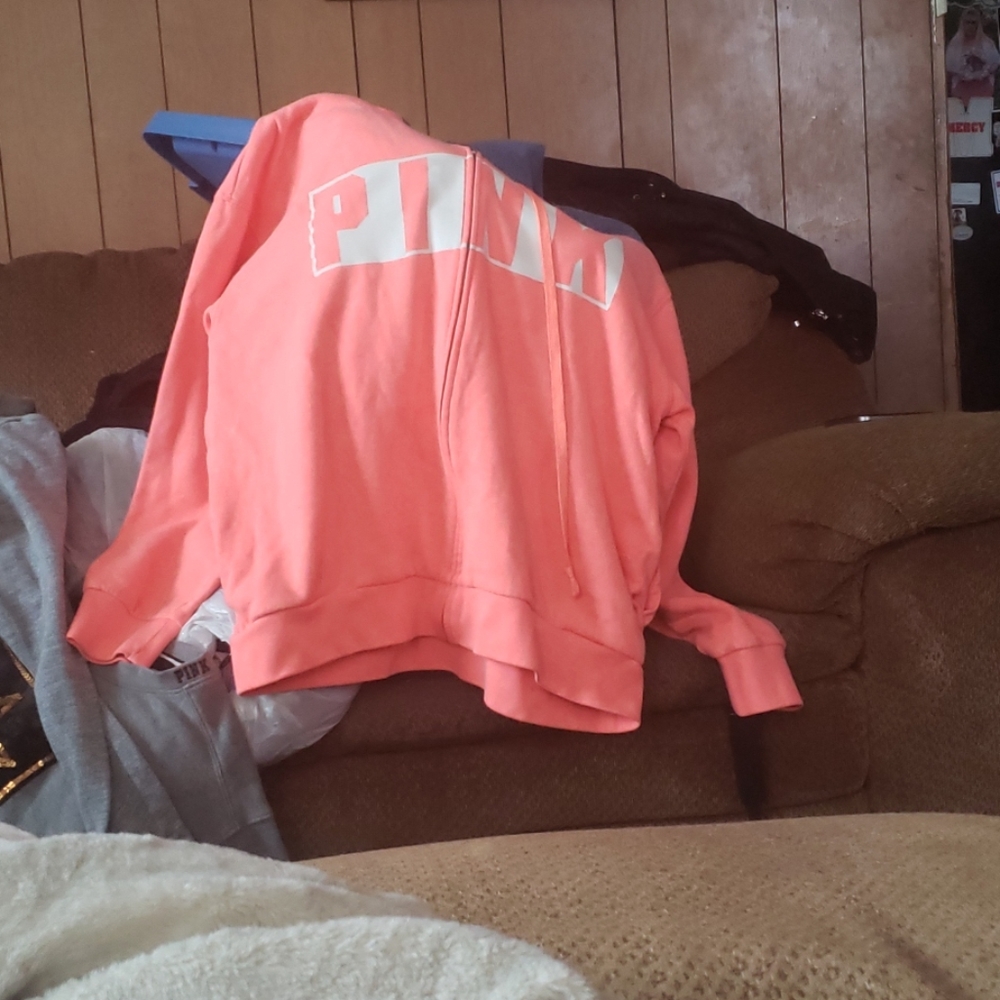 Pink hoodie